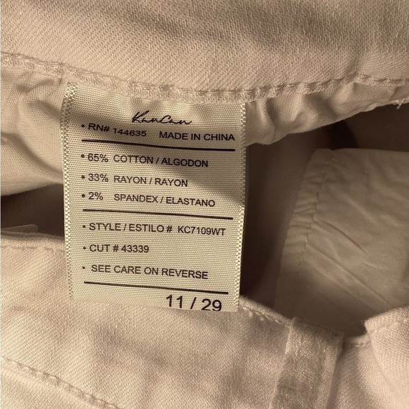 Kancan white high waisted jeans size 11 - Picture 4 of 7